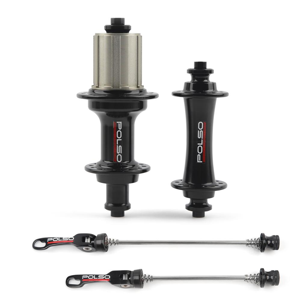 POLSO Road Bike Hub 16H 18H 20H Front and 20H 21H 24H Rear Road Bicycle Hubs 8 9 10 11 Speed Quick Release Bike Parts