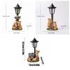 Hand-Painted Resin Outdoor Figurine Light Solar Landscape Decor Light  Lawn Ornament