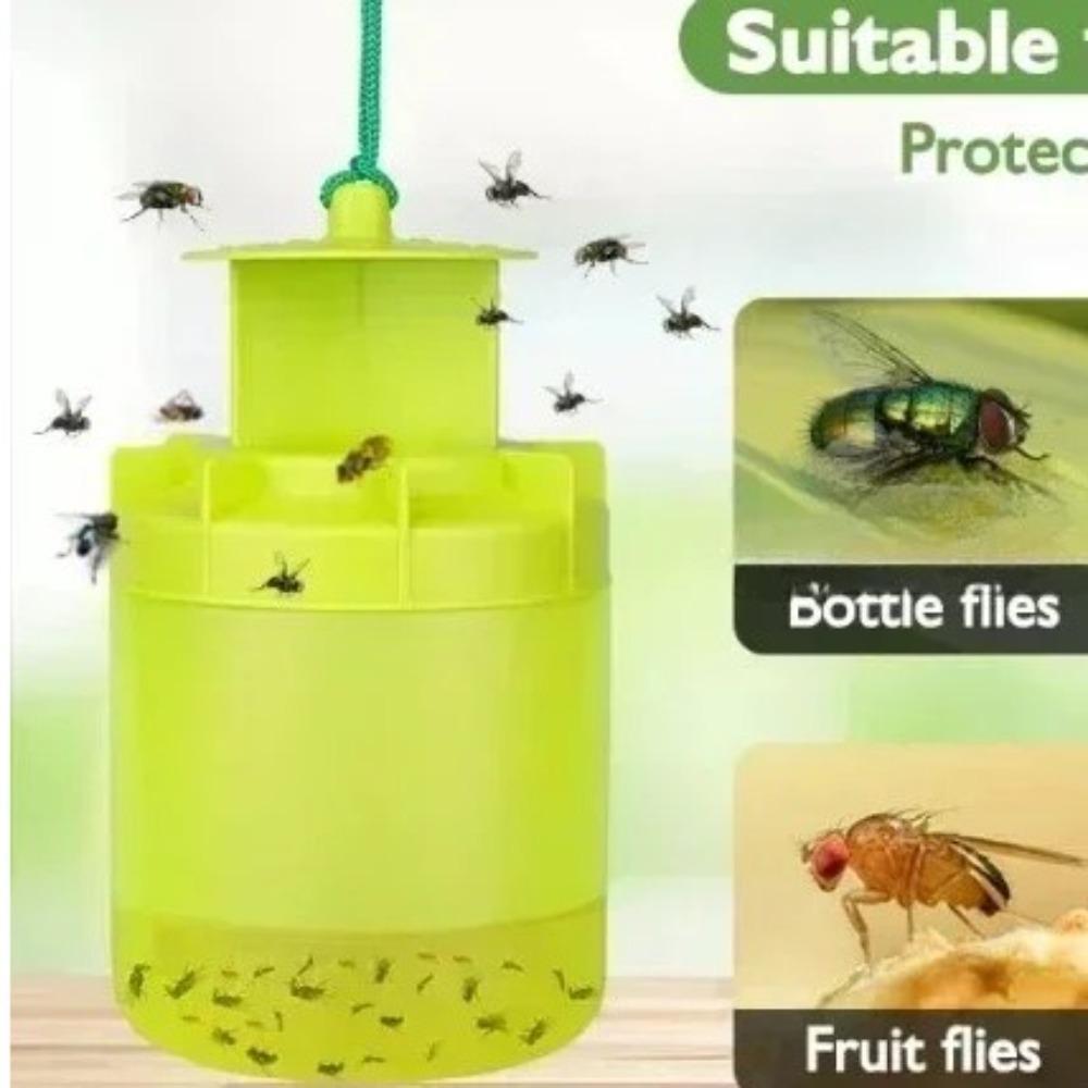 Pest Control Fly Catcher Reusable Fly Trap Creative Flytrap Cage  For Outdoor Garden Farm