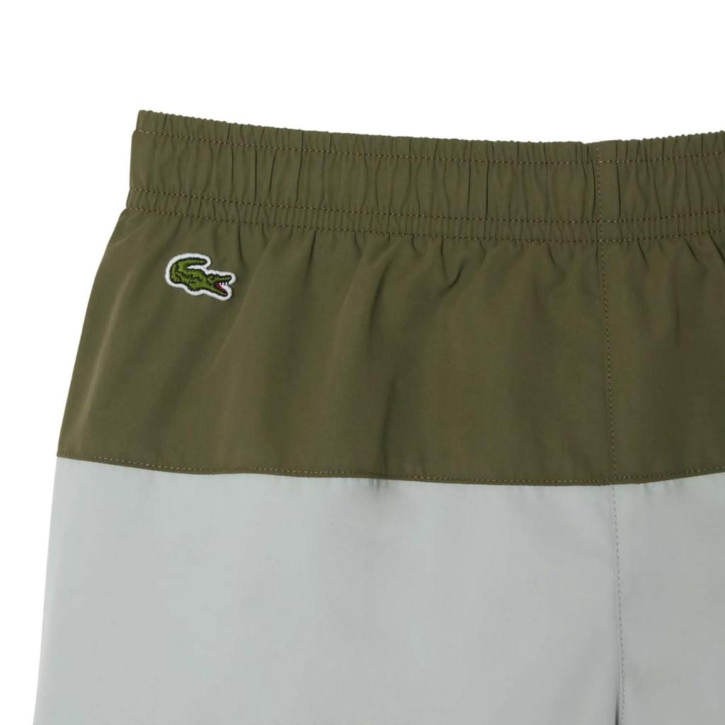 Lacoste Boys Colour Block Taffeta Swimming Trunks