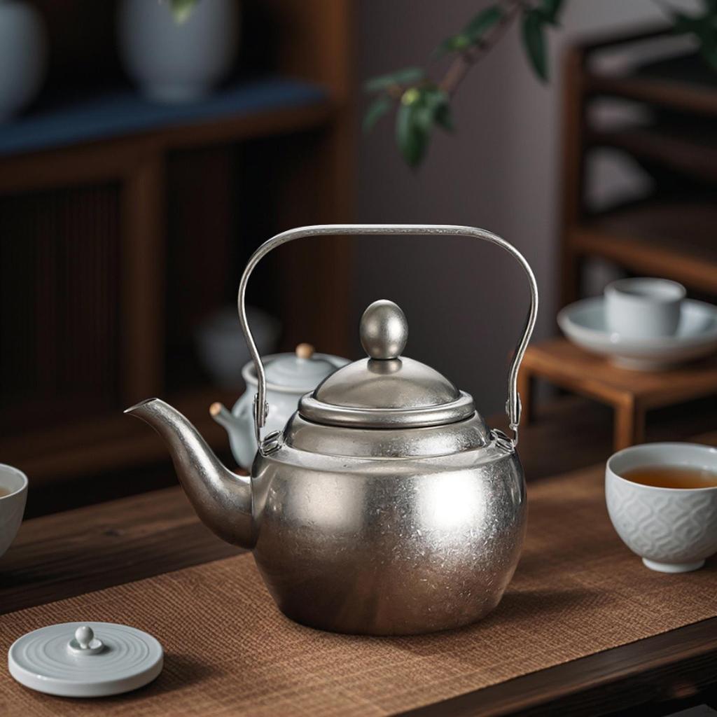 Чайник из нержавеющей стали, чайник для кипячения воды, портативный чайник с чаем для комнаты