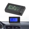 2 In 1 Car LCD Digital Display Clock & Temperature Auto Watch Thermometer