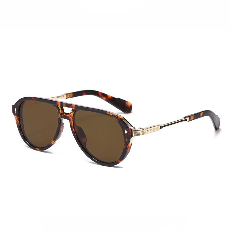 New Frame With Double Arms, Uv-protective Sunglasses, Fashionable And Versatile9044