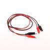 2Pcs 1M Alligator Clip Test Leads 2 Wires 4 Clips Jumper Wires Red Black Crocodile Clip For Battery Electronics Diy Circuit