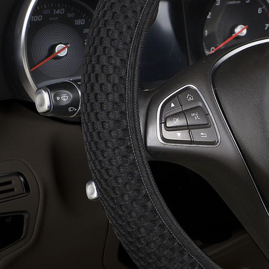 Чехол на руль автомобиля, противоскользящий прочный тканевый мягкий руль, универсальные чехлы на руль, автомобильные аксессуары для салона автомобиля