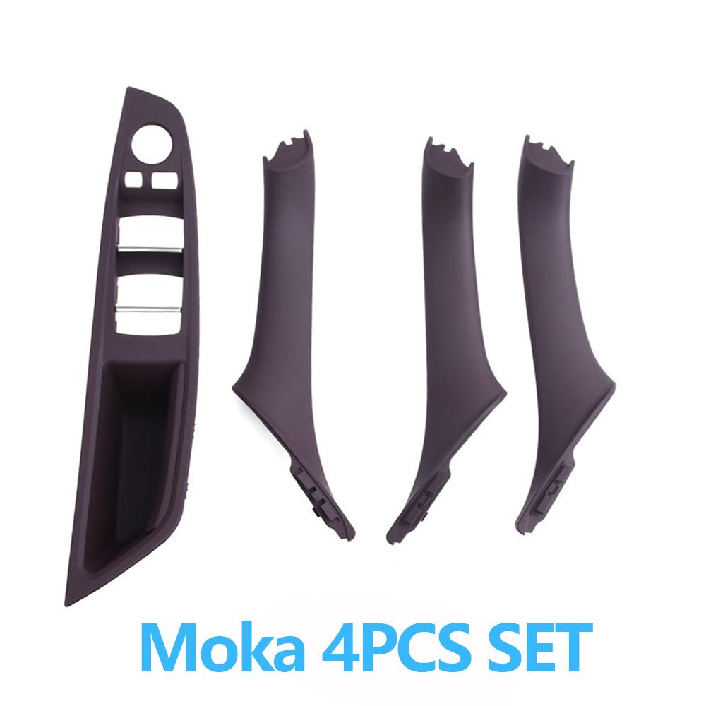 Left Hand Driver Interior Door Window Switch Panel Pull Handle Set For BMW F10 F11 F18 520 523 525 528