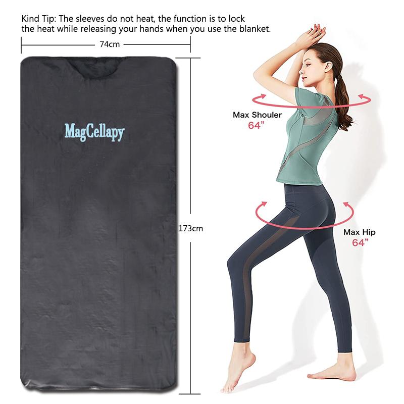 Far Infrared Sauna Blanket for Home Use Weight Loss Weighted Sauna Blanket For Body Shape Slimming Fitness For Women Weight Lost