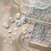 1 шт. 3D акриловая форма для ногтей Морская раковина Морская звезда Золотая рыбка Карп Кои Летняя Медуза DIY Кружево Бант Силиконовая форма для нейл-арта