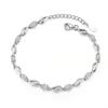 Collection Silver   Plated American Diamond Adjustable Bracelet, Stylish Fashion Jewellery Gift for Girls & Women