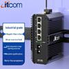 Itcom IT168 Промышленный 100-мегабитный оптоволоконный преобразователь