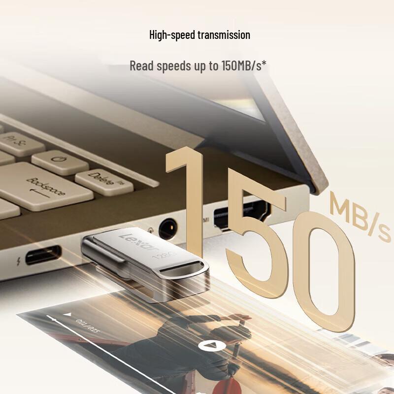 Lexar 128GB D40T Dual-Port USB 3.2 Flash Drive