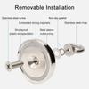 Fishing Magnets Strong Retrieval Magnet with 10m Durable Rope for Magnet Fishing and Underwater Salvage Magnetic Retrieval