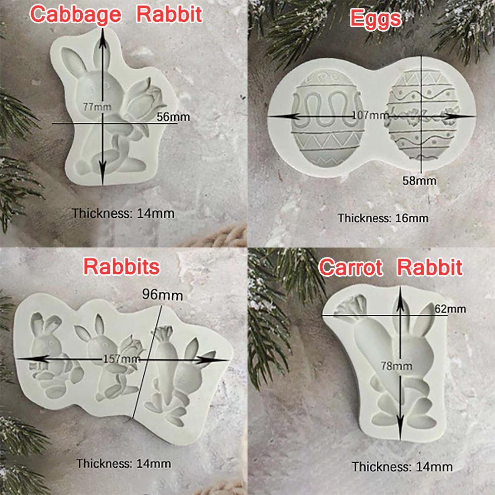 Пасхальное яйцо, кролик, помадка, силиконовая форма, морковный кролик, инструменты для украшения торта, шоколадное печенье, форма для выпечки, сделай сам, глина, эпоксидные формы