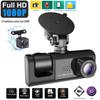 Full HD 1080P 3 Camera Dash Cam For Car 2 Inch Screen Dashcam Black Box Driver Video Recorder CAR DVR Rear Camera Car Accessorie