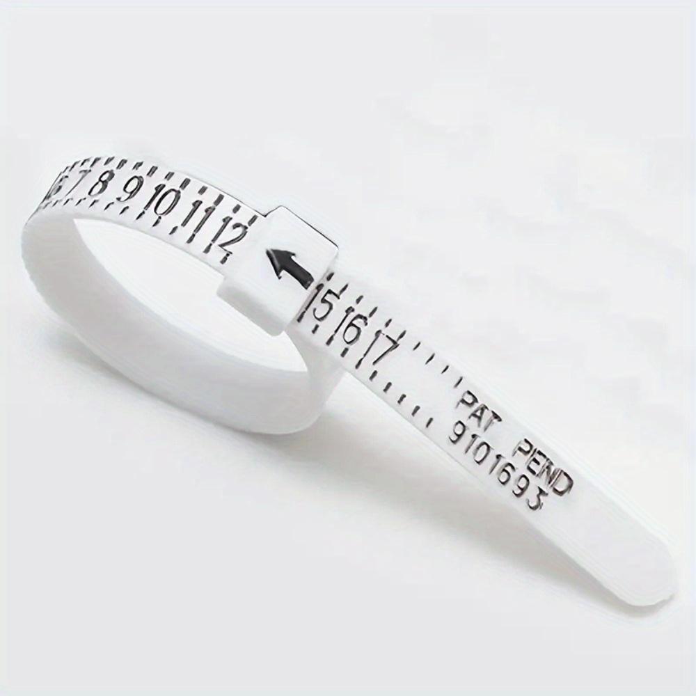 1 шт. Инструмент для измерения размера кольца, измеритель пальца для определения размера ювелирных изделий, портативный и точный, для изготовления и покупки ювелирных изделий