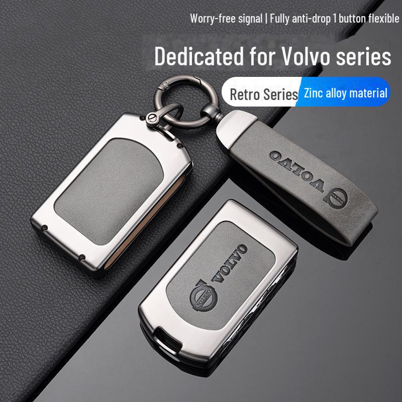 Luxury Car Key Cover for Volvo XC60 S90 S60 XC90 V40 V90 S60L - Men and Women
