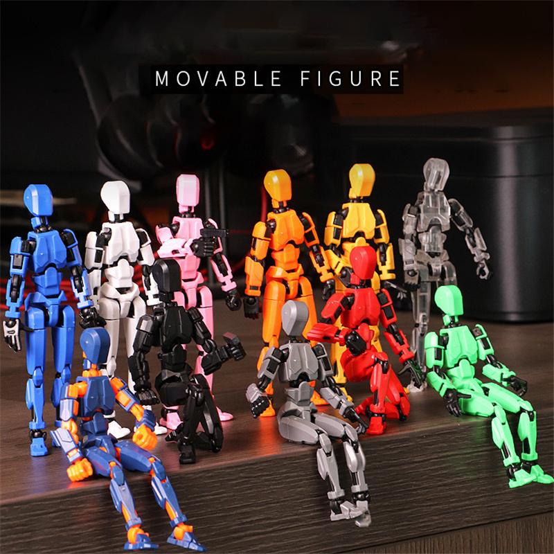 13 шарнирных подвижных фигурок, робот-трансформер, 3D-печатный манекен, персонаж, сборка игрушек, игры для родителей и детей, детские подарки, игрушка для снятия давления
