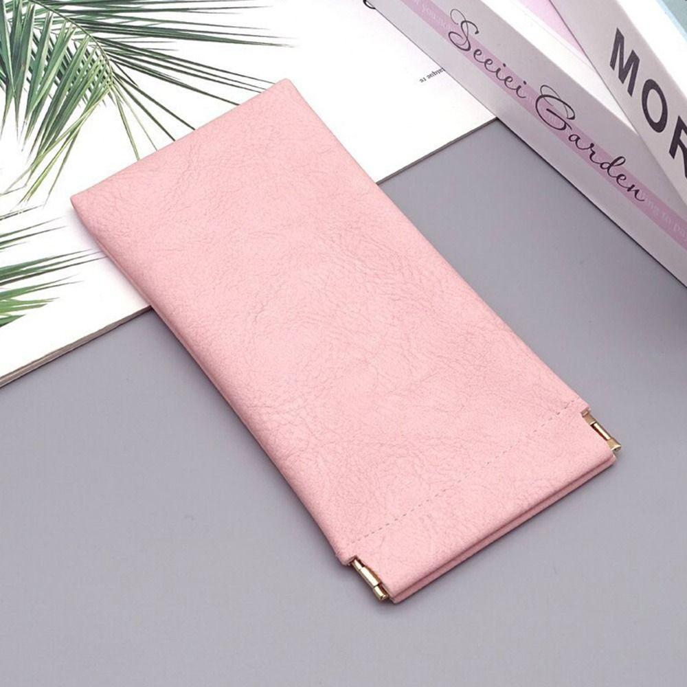 Simple Reading Case Bag PU Leather Sun Glasses Pouch Portable Eyewear Accessories  Unisex