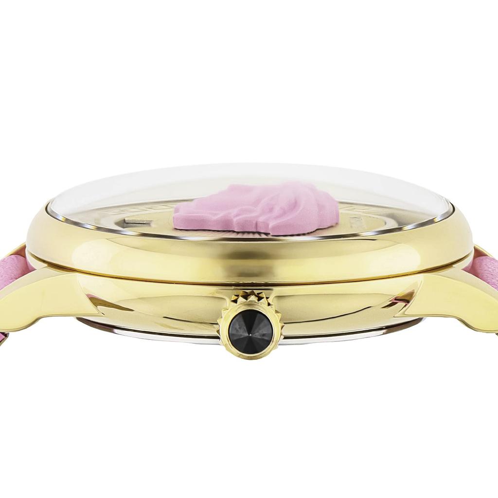 Watch MEDUSA ICON Pink Dial Stainless Steel Sapphire Glass Quartz 38MM Swiss Watch VEZ200621 [Versace] Women's [Item]