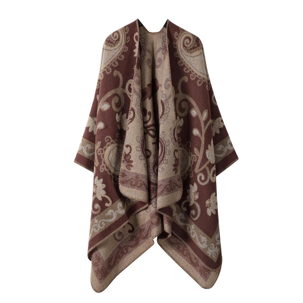 Stylish Ethnic-Style Warm Shawl: Perfect for Travel In Yunnan & Tibet, Summer Imitation Cashmere Scarf for Women