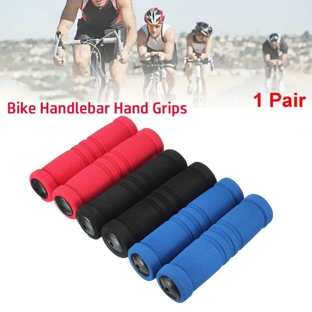 Soft Bike Cycling Handle Grips Anti Slip Mountain Bike Grips For MTB Scooter