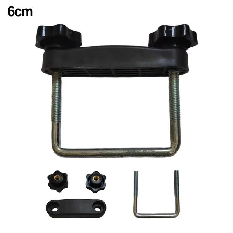 6/8CM Roof Rack Clamps Roof Box U-Bracket Clamp With Locking Nut Removable Rod U-Bolt Clamps Mounting Fitting