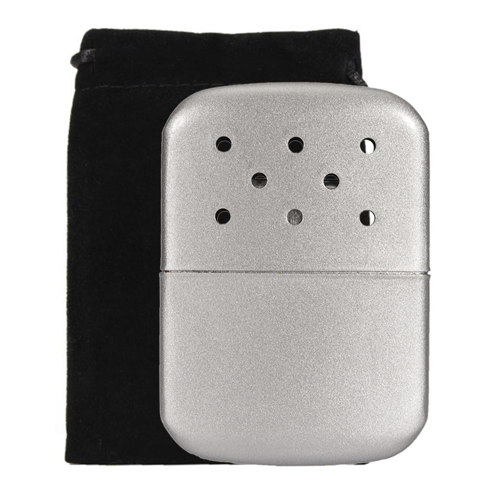 Открытый Draagbare Metalen Handwarmer Met Pouch Voor Vissen Camping Wandelen Теплый зимний мини-карман