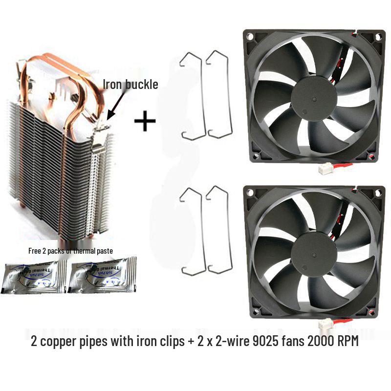 Самодельный кулер для процессора с 2-6 трубками, полупроводниковое охлаждение, башня-радиатор