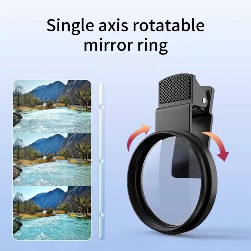 Professional Polarizing Filter 52mm Double Sideds Opticals Glass Lens Reduces Glares Improves Imagings Claritys Comes With Microfibers Cloth