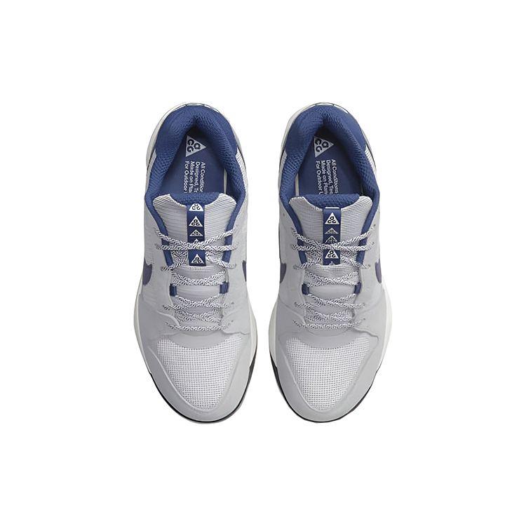 Nike ACG Lowcate Wolf Grey Navy Кроссовки унисекс Grey-Fog Summit-White DM8019-004