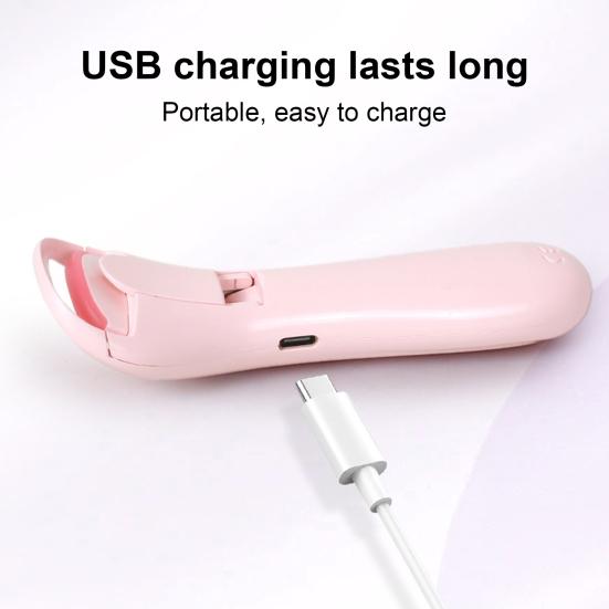 Электрические щипцы для завивки ресниц с подогревом, 3 температурных режима, USB-перезаряжаемые, портативные, быстро нагревающиеся, женские инструменты для завивки ресниц