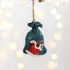 Toys Snowman Pendant Christmas Resin Ornaments Christmas Decoration Socks Pendant Home Decoration