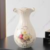 Ваза Керамическая ваза Европейская классическая ваза Домашняя гостиница Цветочная композиция Модный орнамент Ваза