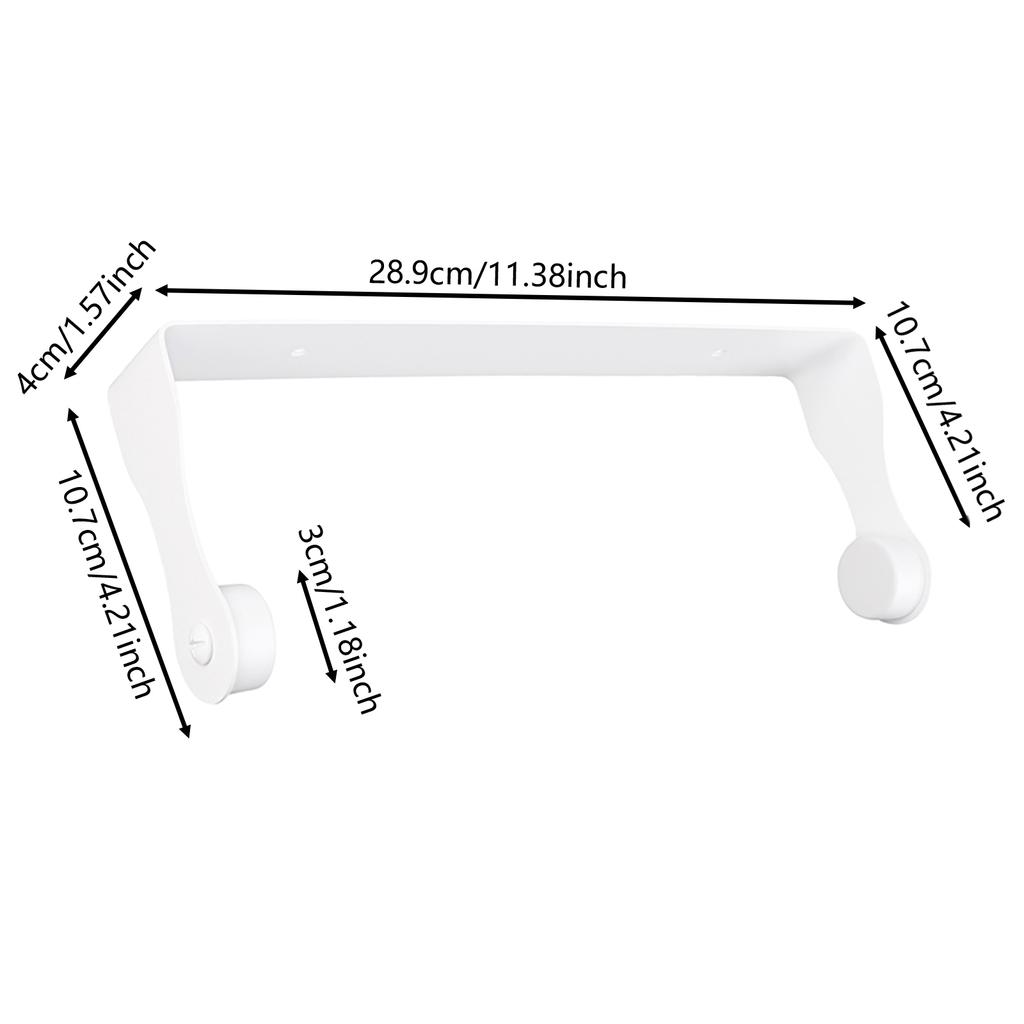 Stainless Steel Paper Towel Holder Self Adhesive Toilet Roll Paper Holders No Punching Kitchen Hook Wall Mount