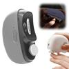 Electric Nail Clipper with Vacuum, 2Speed Automatic Nail Trimmer with LED Light, Grey