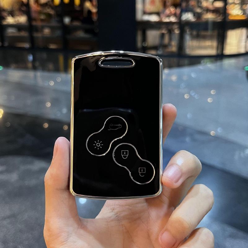 Новый чехол для смарт-ключа из ТПУ для автомобиля, брелок для Renault Duster Captur Clio Logan Megane 1 2 3 Koleos Scenic Nema Fluence Zoe Keyless