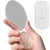Readaeer Heel Nano Heel Heel Callus Sole Washable File, Exfoliator, Glass, File, Care, Removal, Care, (Clear Handle)
