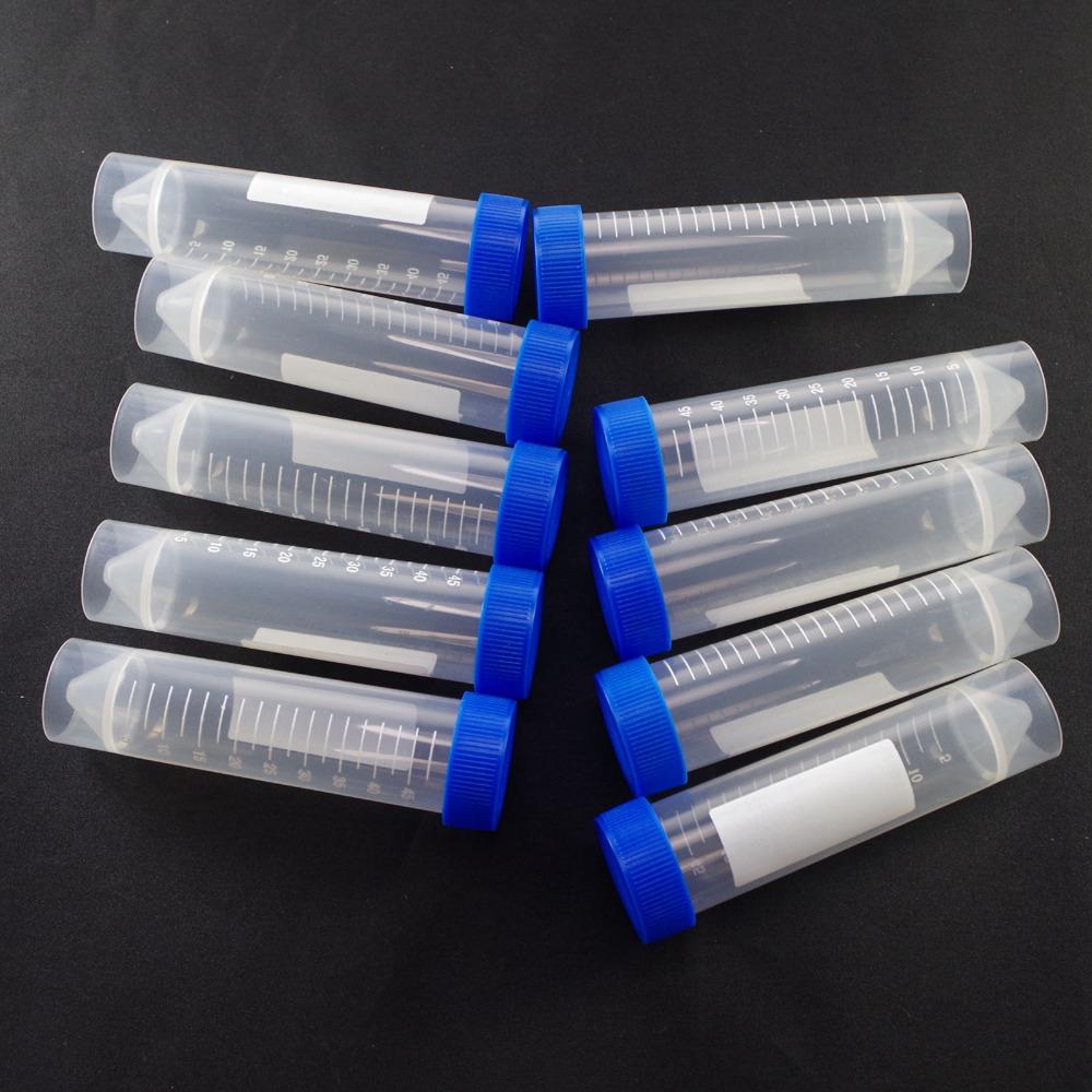 Fittings With Scale Lab Analysis Bottles Centrifuge Tubes Caps Pack Container Plastic Test Tube