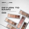 О TONE Палетка теней для век Basic Shadow Palette #01 Classic 9 г Матовые тени для контуринга глаз Подходит для холодных и теплых оттенков кожи