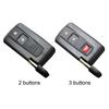 Uncut Blade Folding 2/3 Buttons Car Key Shell Car Key Cover Remote Smart Key Case Automotive Key