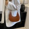 Yogodlns New Niche Shoulder Bag for Women Fashion Underarm Bag Designer Half-moon Bags Trendy Luxury Armpit Handbag