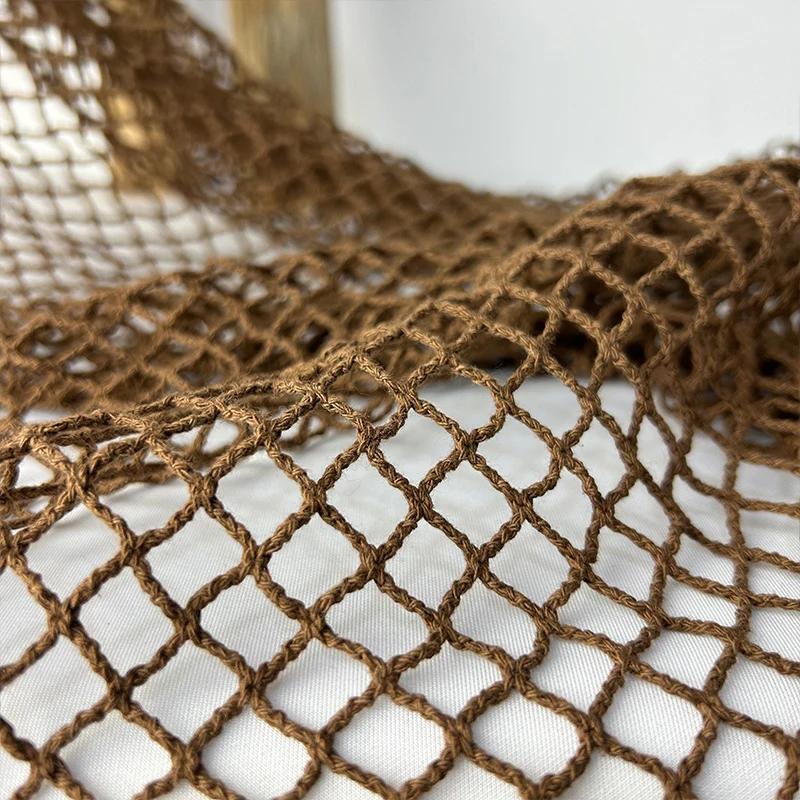 50X150Cm Breathable Lightweight Cotton Linen Rough Large Hole Gauze Easy To Sew for Diy Sewing Creative Clothing Material