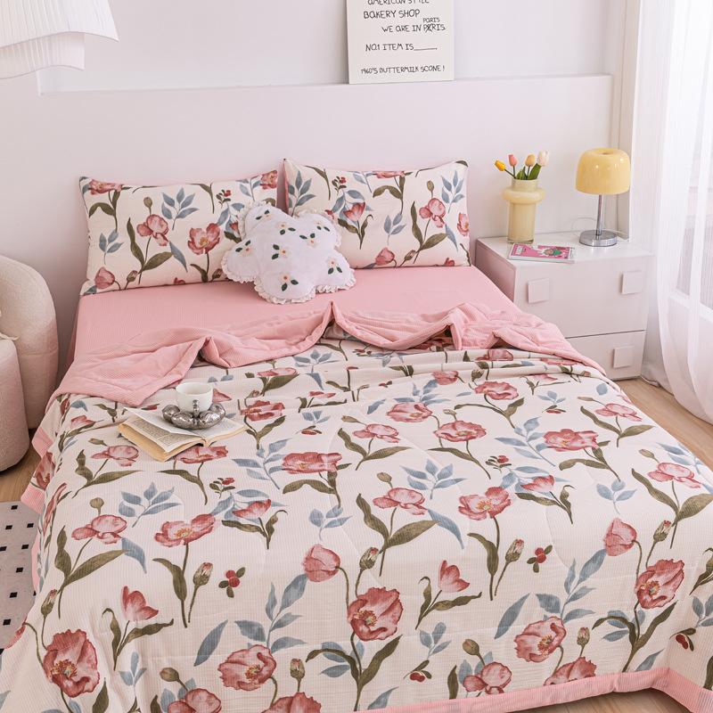 Летнее тонкое одеяло из соевого волокна класса А, прохладное летнее одеяло для кондиционирования воздуха для офисного сна, студенческого общежития, домашнее одеяло