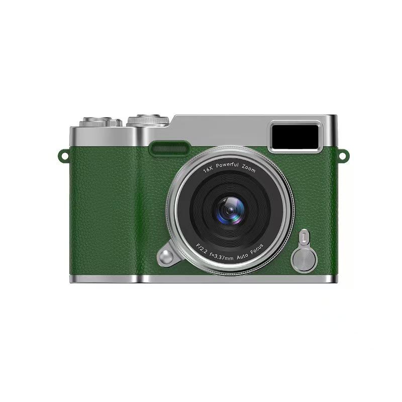 Retro Flip Screen Student Selfie HD Digital Camera Camcorder for Travel and Vlogs