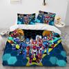 Rockman Megaman Game Bedding Set Game Fans Gift Bedroom Decor For Kids Adults Duvet Cover Set King Queen Size Bedding Set