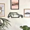1PC Silhouette Metal Wall Art , Mini Cooper Metal Wall Art ,Garage Sign Wall Hanging Home
