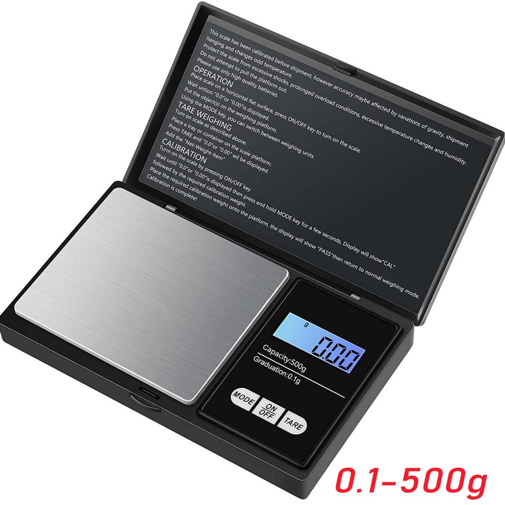 Jewelry Mini Stainless Steel Electronic Scale Digital Pocket Scale Gold Gram Balance Weight Scale Portable Pocket Scale