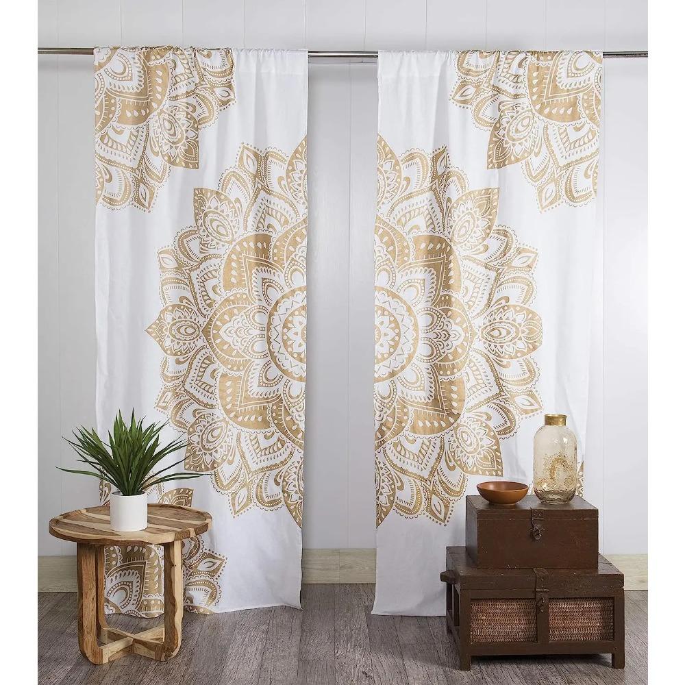 Мандала Йога Любовь Индийский Хиппи Богемный Роскошные Шторы Европейская Гостиная Спальня Кухня Украшения Оконные Украшения