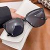 1 шт. модные простые женские солнцезащитные очки с большой оправой, уличная фотография, путешествия на открытом воздухе, модные очки