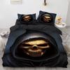 New Distressed Bedding Set Single Twin Full Queen King Size Bed Set Aldult Kid Bedroom Duvet Cover Sets Skeleton Bed Sheet Set